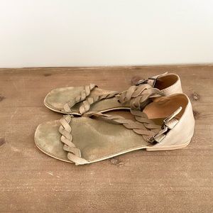 Rebels Braid Detail Leather Sandals Size 7